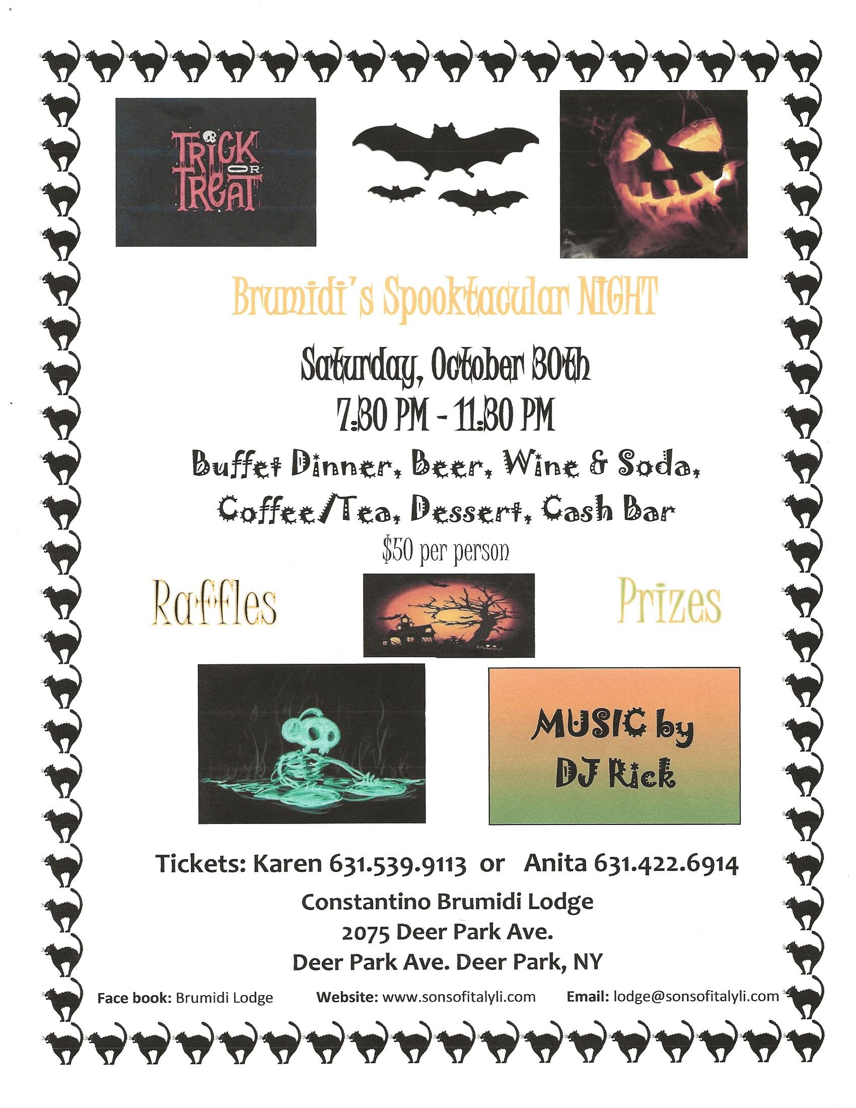 Halloween 2021 flyer