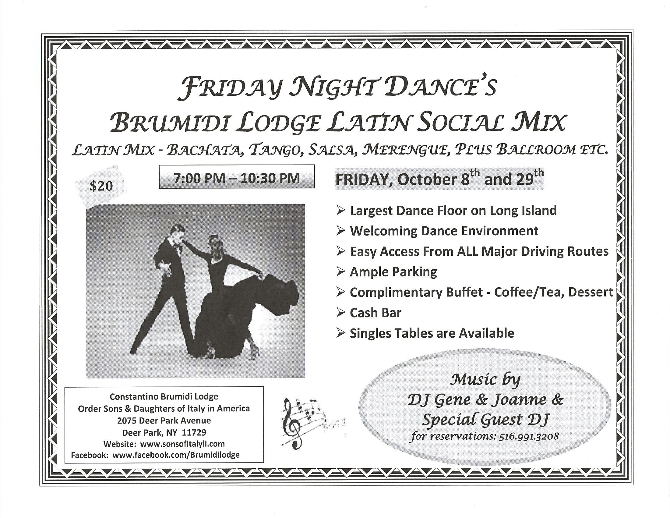 Latin Night Dance Oct 2021