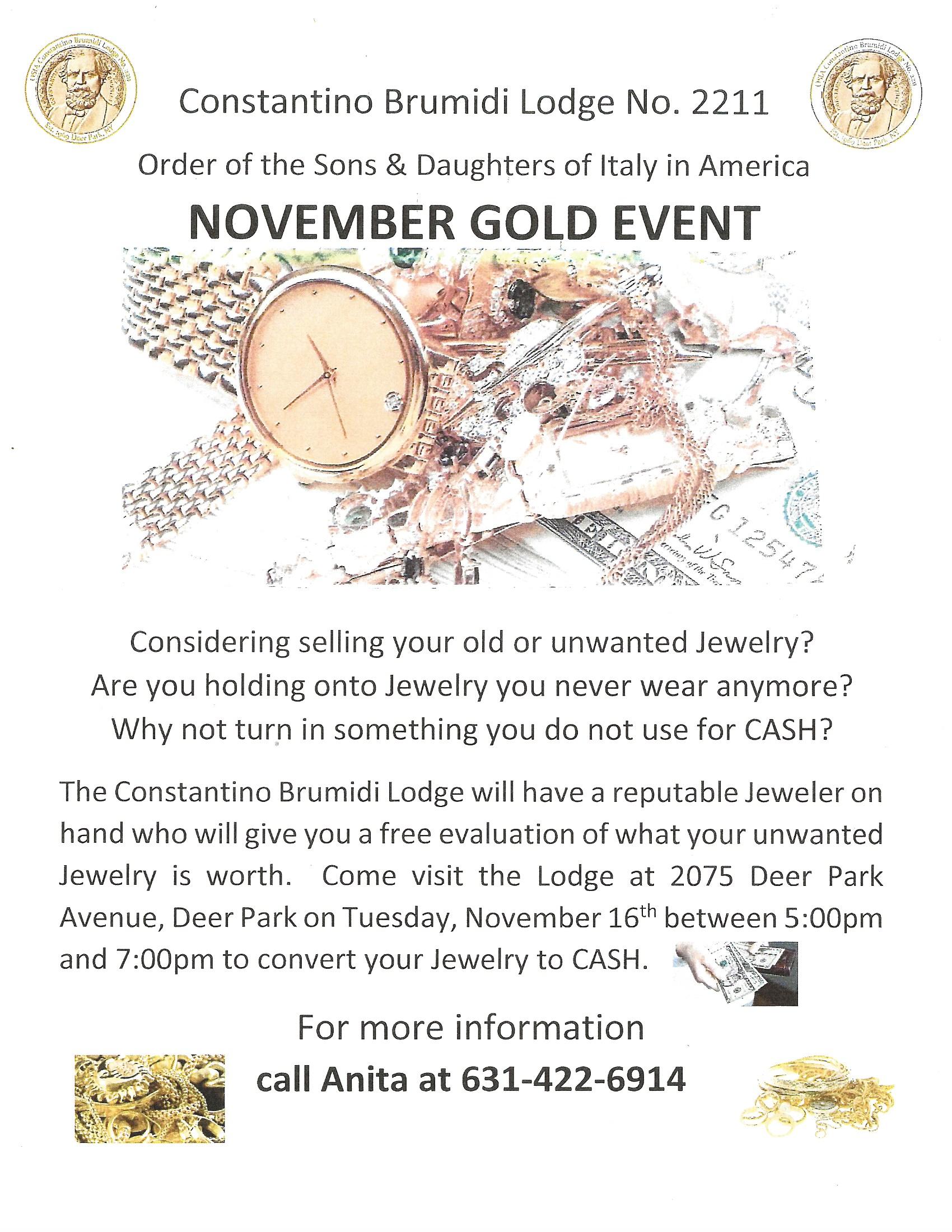 Gold Event November 2021