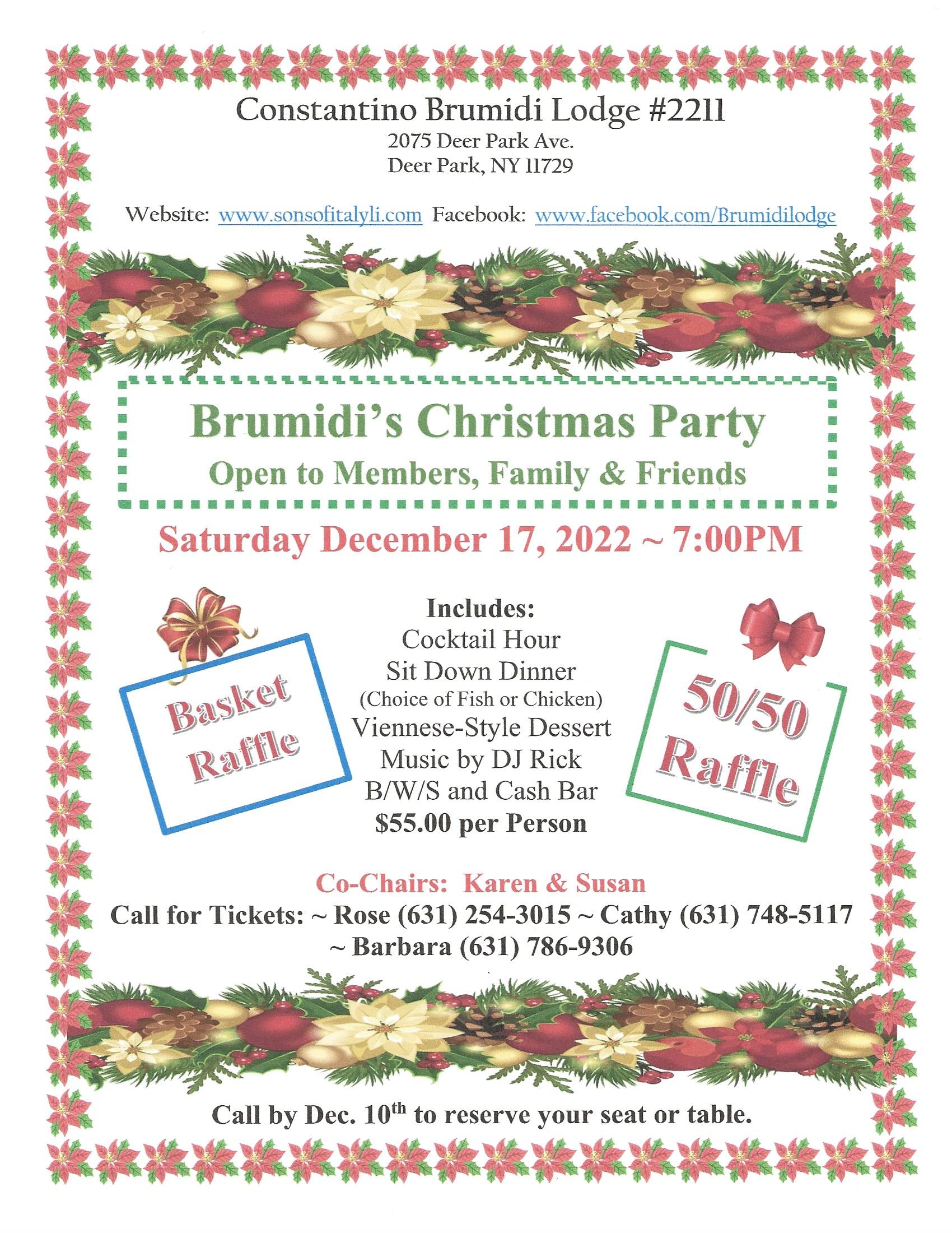 Lodge Christmas Party 2022