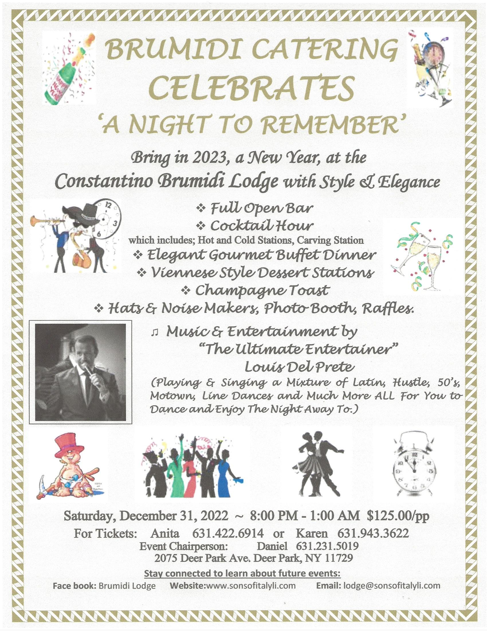 New Years Eve 2022 flyer