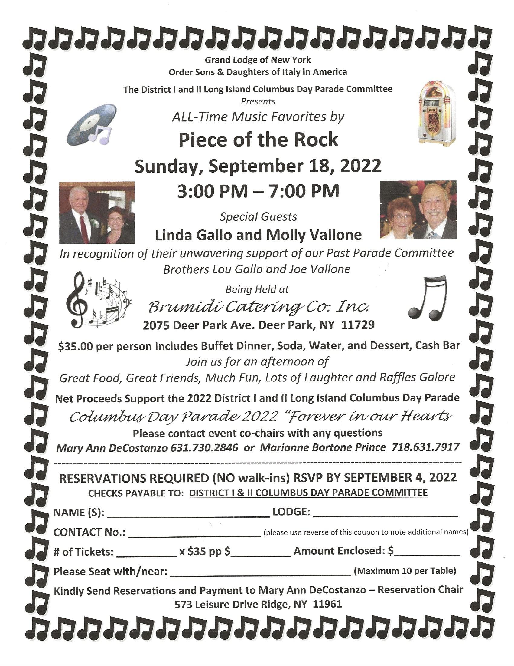 Columbus Parade Fundraiser 2022