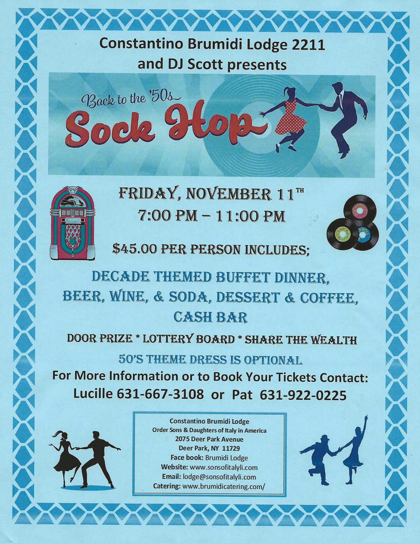 Sock Hop Nov 2022